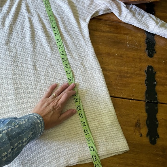 We the Free Ivory Turtleneck Slouch Long Ottoman Sweater Sz Small S - Picture 5 of 15